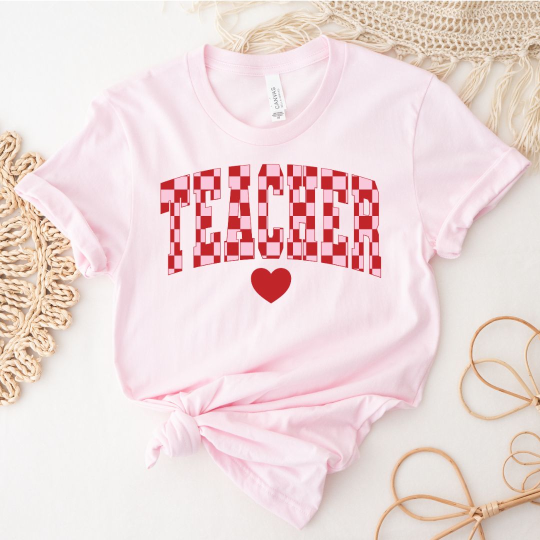 Valentines Checkered Tee