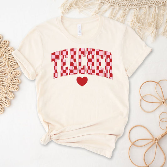 Valentines Checkered Tee