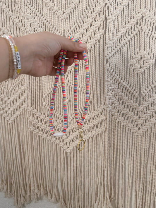 Rainbow Silicone Teacher Lanyard 🌈